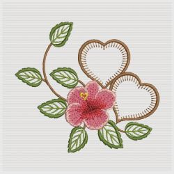 Tropical Hibiscus 2 07(Sm) machine embroidery designs