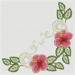 Tropical Hibiscus 2 13(Md) machine embroidery designs