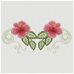 Tropical Hibiscus 2 14(Lg) machine embroidery designs