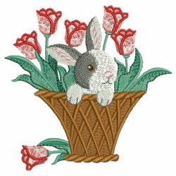 Easter Bunnies 01 machine embroidery designs