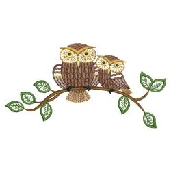 Retro Owl 07(Lg) machine embroidery designs