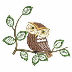 Retro Owl 09(Lg) machine embroidery designs