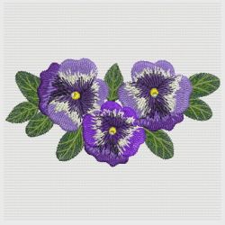 Pretty Pansy 06(Lg) machine embroidery designs