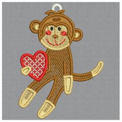 FSL Cute Monkey 01 machine embroidery designs