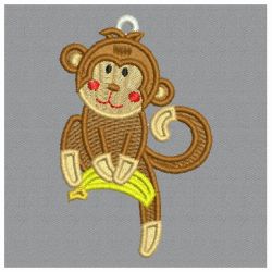 FSL Cute Monkey 02 machine embroidery designs