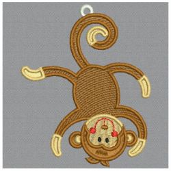 FSL Cute Monkey 08 machine embroidery designs