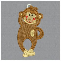FSL Cute Monkey 10 machine embroidery designs