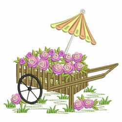 Floral Wheelbarrow 09(Md)