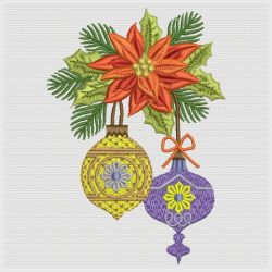 Christmas Florals 2 05 machine embroidery designs