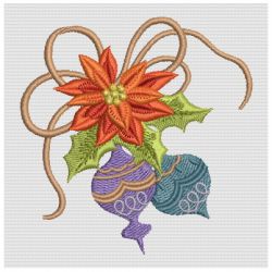 Christmas Florals 2 06 machine embroidery designs