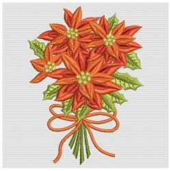 Christmas Florals 2 07 machine embroidery designs