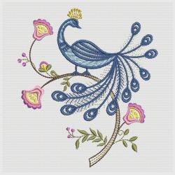 Jacobean Floral Birds 2 10(Sm) machine embroidery designs