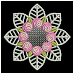 FSL Bullion Rose Doily machine embroidery designs