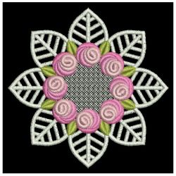 FSL Bullion Rose Doily 01 machine embroidery designs