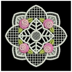 FSL Bullion Rose Doily 08