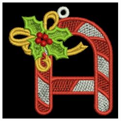 FSL Christmas Alphabet machine embroidery designs