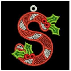 FSL Christmas Alphabet 19 machine embroidery designs