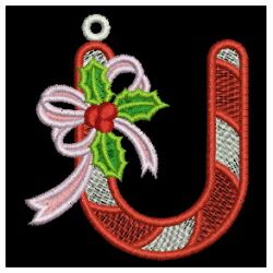 FSL Christmas Alphabet 21 machine embroidery designs