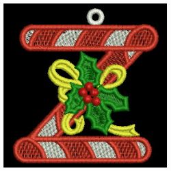 FSL Christmas Alphabet 26 machine embroidery designs