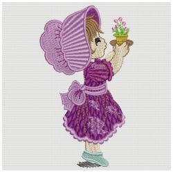 Garden Sunbonnets 03(Md) machine embroidery designs