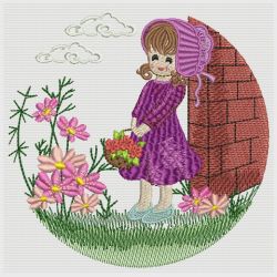 Garden Sunbonnets 07(Sm) machine embroidery designs