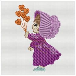 Garden Sunbonnets 08(Md) machine embroidery designs