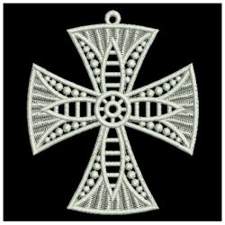 FSL Cross Ornaments 4 10