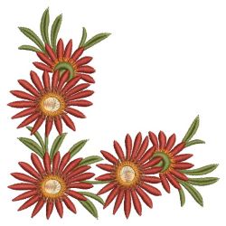 Gerbera Daisies 04(Lg) machine embroidery designs