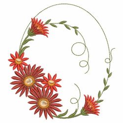 Gerbera Daisies 09(Lg) machine embroidery designs