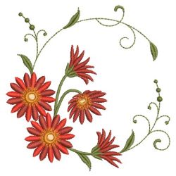 Gerbera Daisies 11(Md) machine embroidery designs