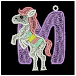 FSL Horse Alphabet 13 machine embroidery designs