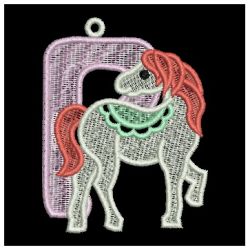 FSL Horse Alphabet 16 machine embroidery designs