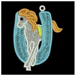 FSL Horse Alphabet 21 machine embroidery designs