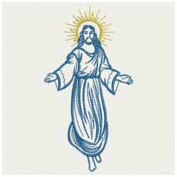 Jesus Outlines 01(Lg) machine embroidery designs