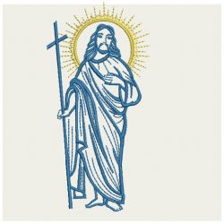 Jesus Outlines 08(Md) machine embroidery designs