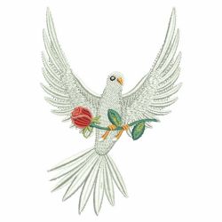 Love Doves 2 02(Lg) machine embroidery designs