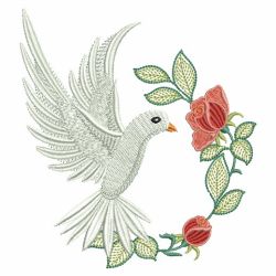 Love Doves 2 03(Sm) machine embroidery designs