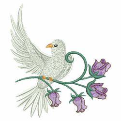 Love Doves 2 05(Lg) machine embroidery designs