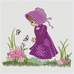 Garden Sunbonnets 2(Md) machine embroidery designs