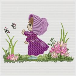 Garden Sunbonnets 2 04(Md) machine embroidery designs