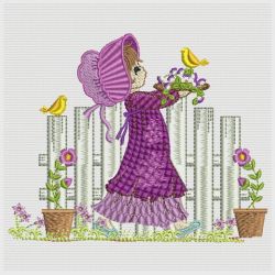 Garden Sunbonnets 2 05(Md) machine embroidery designs