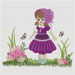 Garden Sunbonnets 2 07(Sm) machine embroidery designs