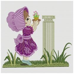 Garden Sunbonnets 2 08(Sm) machine embroidery designs