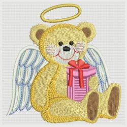 Cute Angel Bears machine embroidery designs