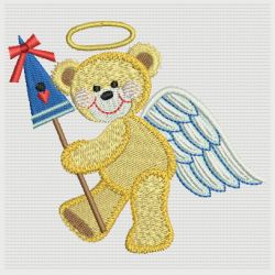 Cute Angel Bears 07 machine embroidery designs