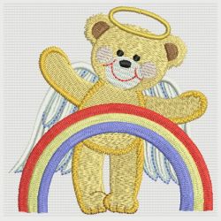 Cute Angel Bears 08 machine embroidery designs