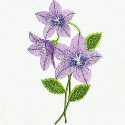 Balloon Flower 01(Sm) machine embroidery designs