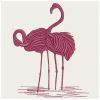 Flamingo Silhouettes(Sm)
