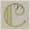Crystal Butterfly Monograms 03(Lg)
