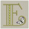 Crystal Butterfly Monograms 05(Lg)
